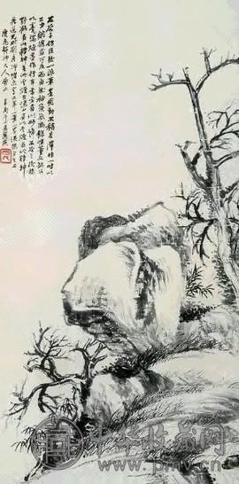 吴湖帆 山水 立轴 纸本