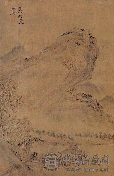 吴大澄(款) 山水 立轴