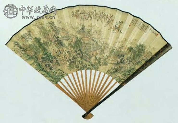 马荃 群仙祝寿 成扇