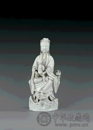 明 德化白釉送子观音像