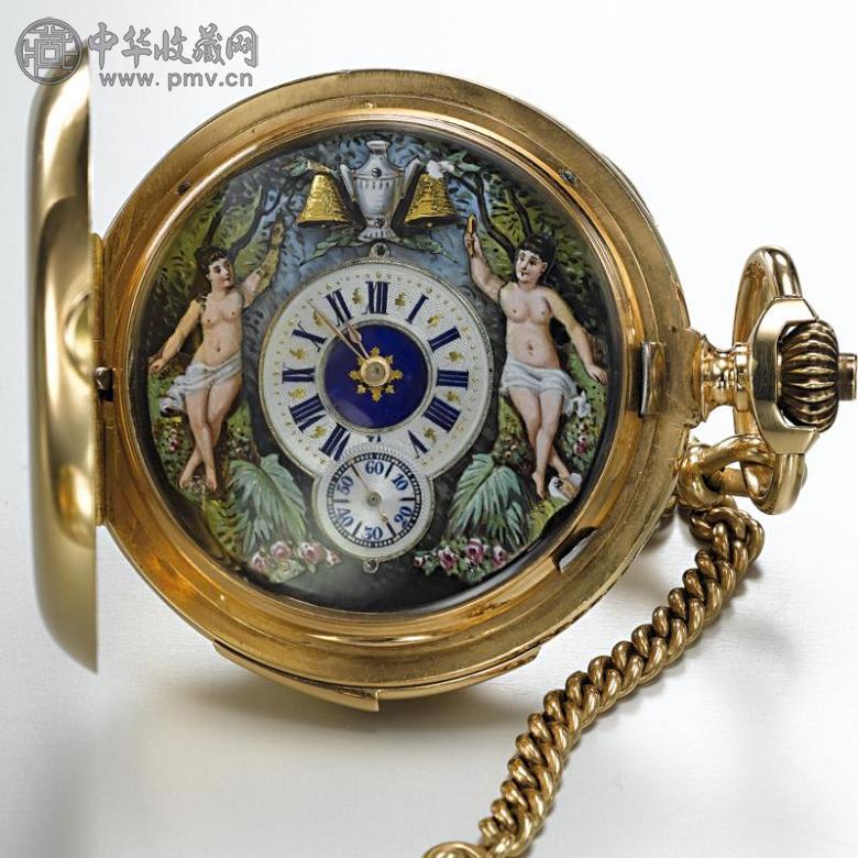 B.Haas 18k黄金怀表