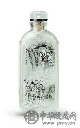 民国 水晶内画烟壶