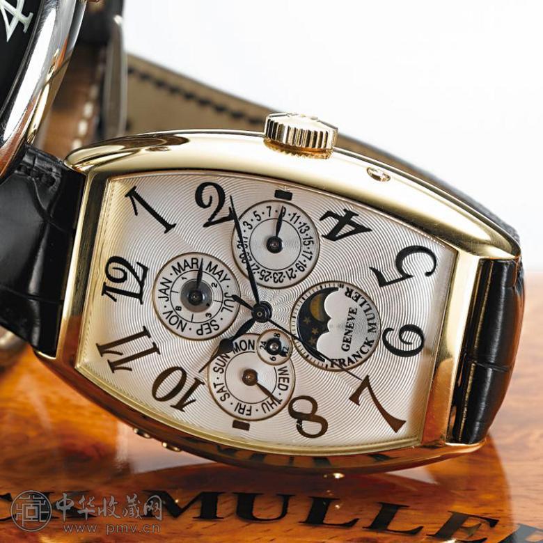 Franck Muller 18k黄金万年历腕表