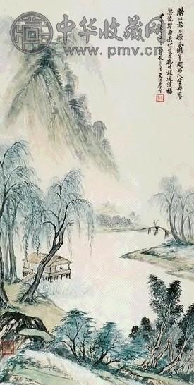 朱天游 山水 立轴 纸本