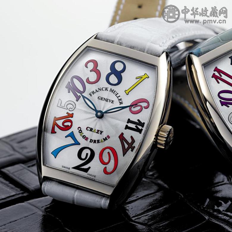 Franck Muller「CRAZY COLOR DREAMS」18k白金腕表