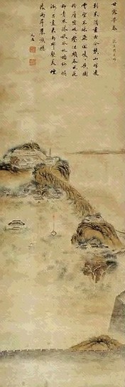 周序培 甘露早春 轴 纸本设色