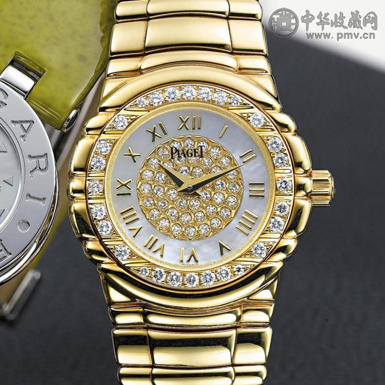 伯爵表「TANAGRA」女装18k黄金石英腕表