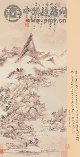 清 王原祁 云山图 轴