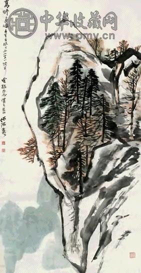 何海霞 高瞻远瞩 立轴 设色纸本