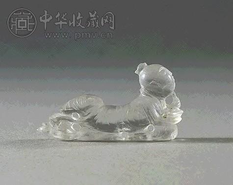 辽/金 水晶雕飞天坠