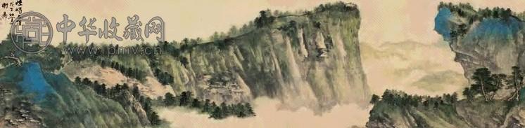 谢稚柳 戊午(1978年)作 峨嵋三顶 镜心 设色纸本
