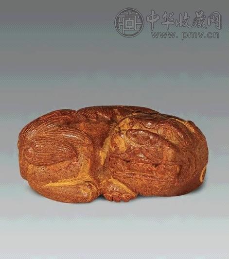 清 雄晶瑞兽摆件