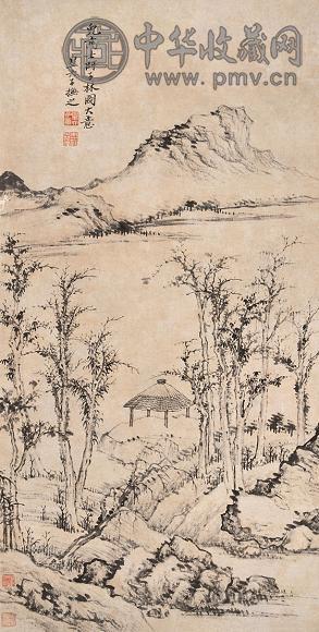 永瑢 山水 立轴 纸本