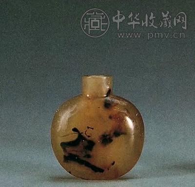 清中期玛瑙小腰圆形鼻烟壶收藏资讯|艺术家|书画家|书画名人|书法家