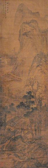 王原祁(款) 山 立轴