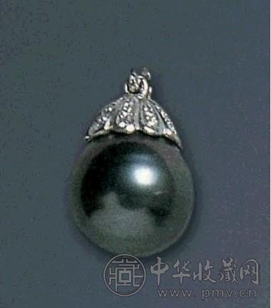 黑珍珠钻石吊坠(1件)