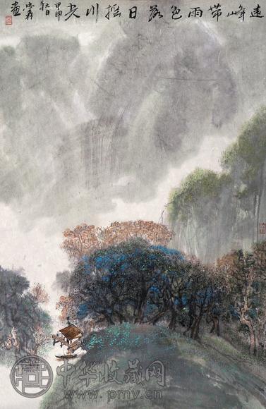 陈忠森 山水 镜心 纸本