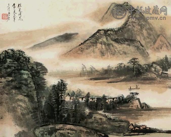 唐云 1977年作 南国风光图 镜心 设色纸本