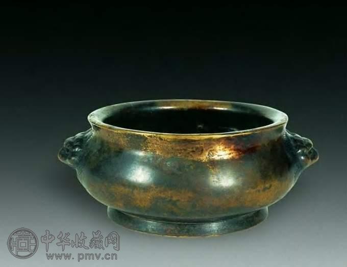 明 洒金宣德铜炉