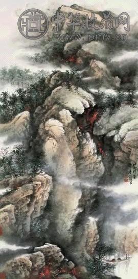 劳继雄 2004年作 江山晴岚 镜心 设色纸本