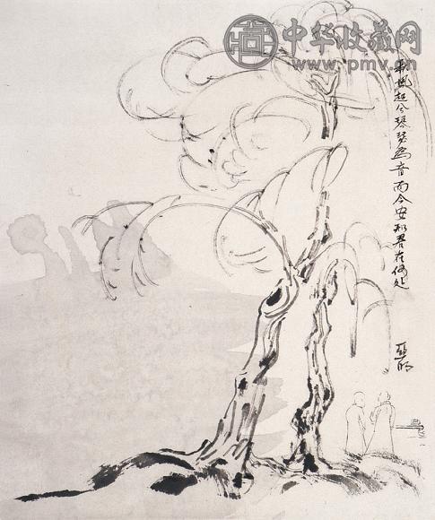 亚明 山水 立轴 纸本