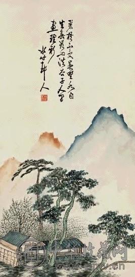 近现代 徐世昌 碧梧山居 轴