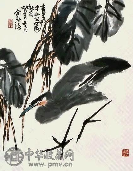 宋新涛 青岛中山公园 镜心 设色纸本