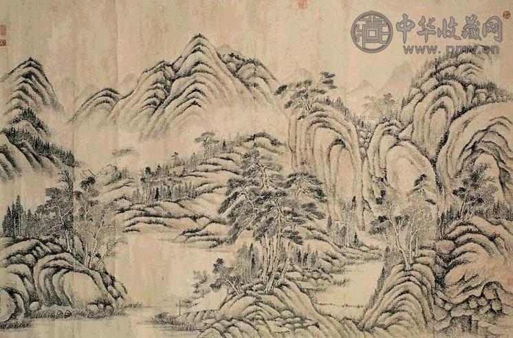清 钱维城 山水 幅