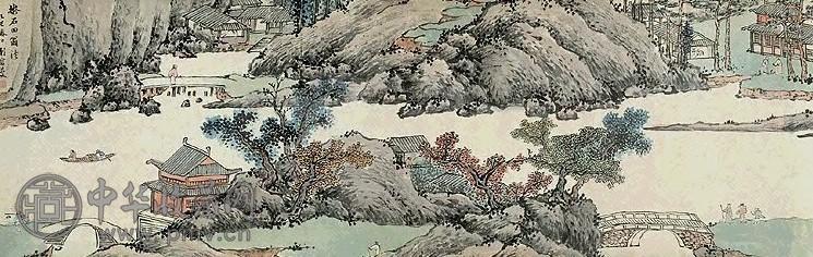 清 顾鹤庆 拟石田笔意 卷