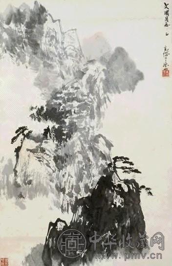 孙克纲 山水 立轴 设色