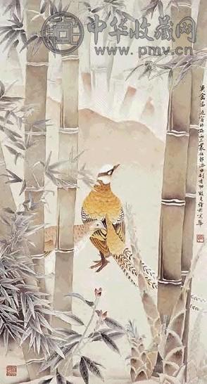 俞致贞 花鸟 片