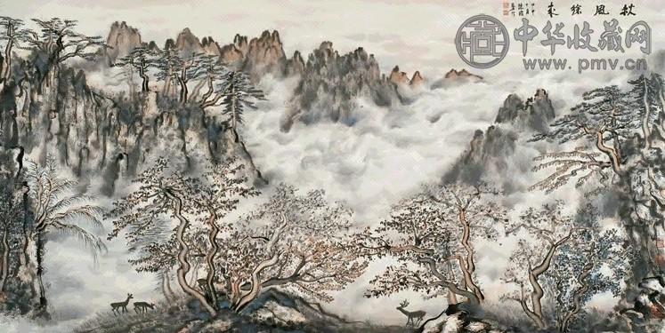 陈国勇 秋风徐来 镜心 设色纸本