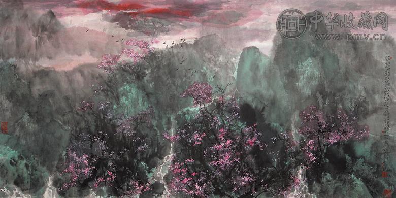 宋雨桂 2004年作 春霭 镜心 设色纸本