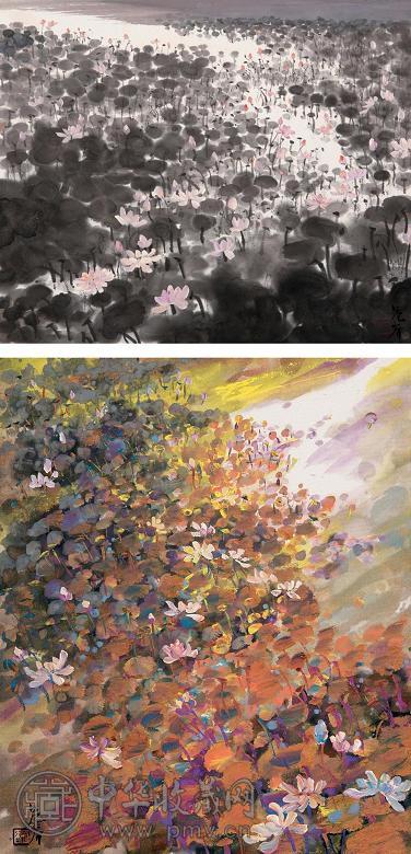 聂危谷 朝花夕拾 镜心 设色纸本