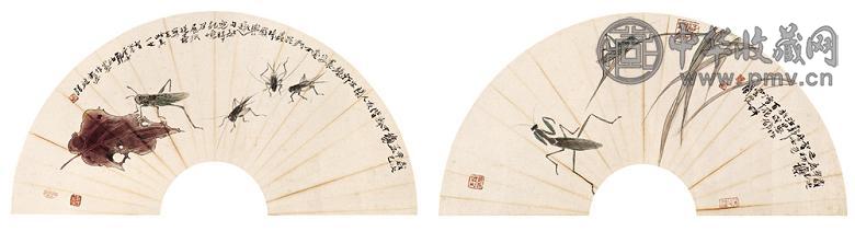 郭汝愚 辛巳(2001年)作 草虫 镜心 设色纸本
