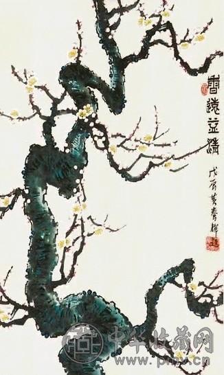 黄养辉 梅花 立轴 纸本
