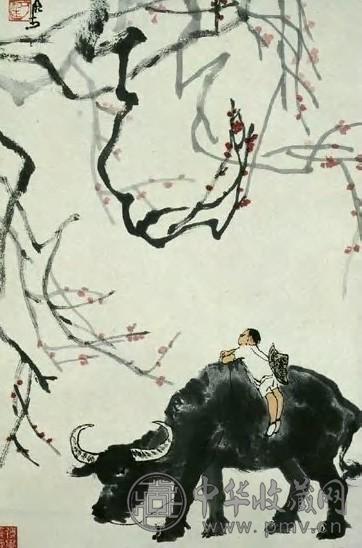 李可染 春牧图 镜心