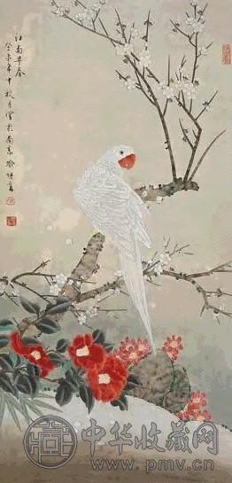 喻继高 江南早春 立轴 设色纸本