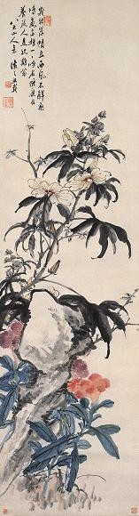 吴熙载 花卉 立轴