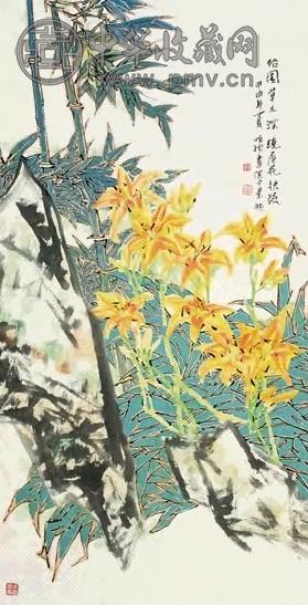 郭怡孮 2004年作 怡园草木深 镜心 设色纸本