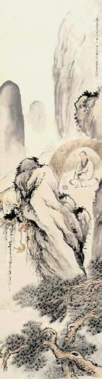 王素 山水 人物 立轴