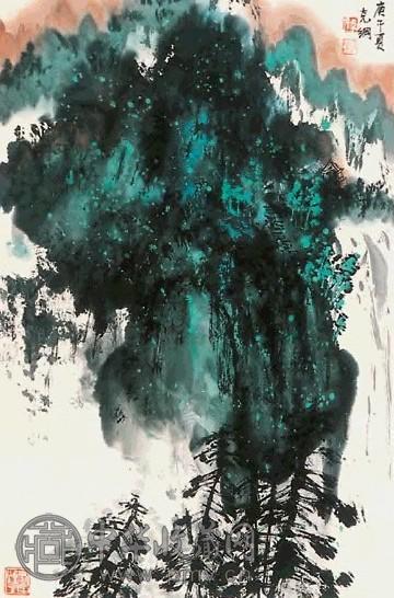 孙克纲 山水 镜心 纸本