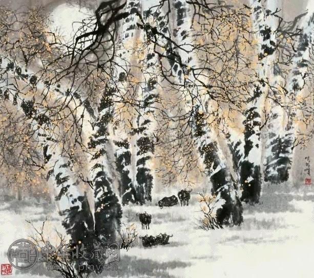 赵准望 山水 镜心 纸本