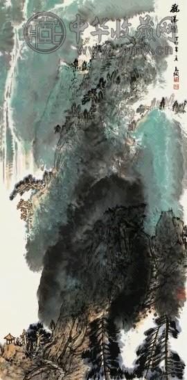 当代 孙克纲 观瀑图 轴