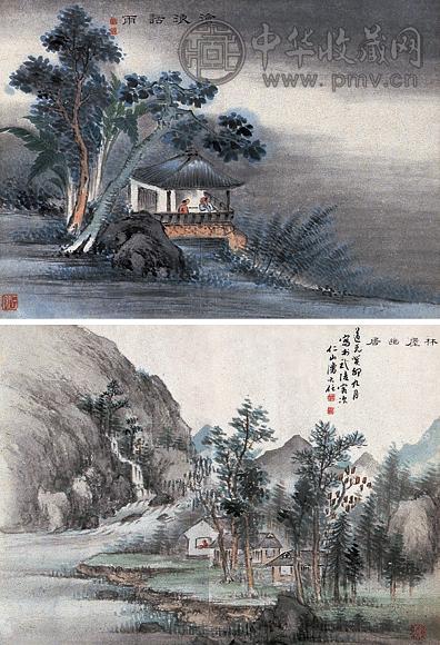 潘仁山 1843年作 山水 手卷