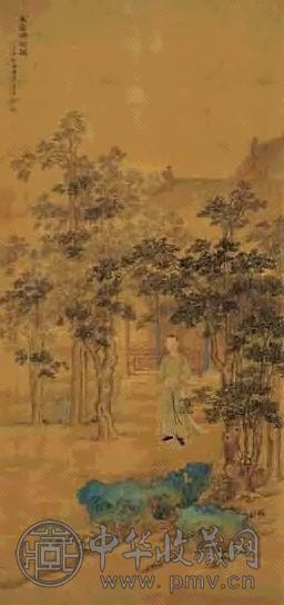 禹之鼎 天香满院图 镜心
