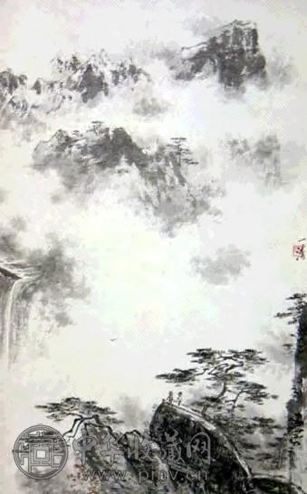 陶一清 黄山 立轴 水墨纸本