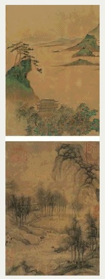 明、清 山水人物 册页(6开选2)