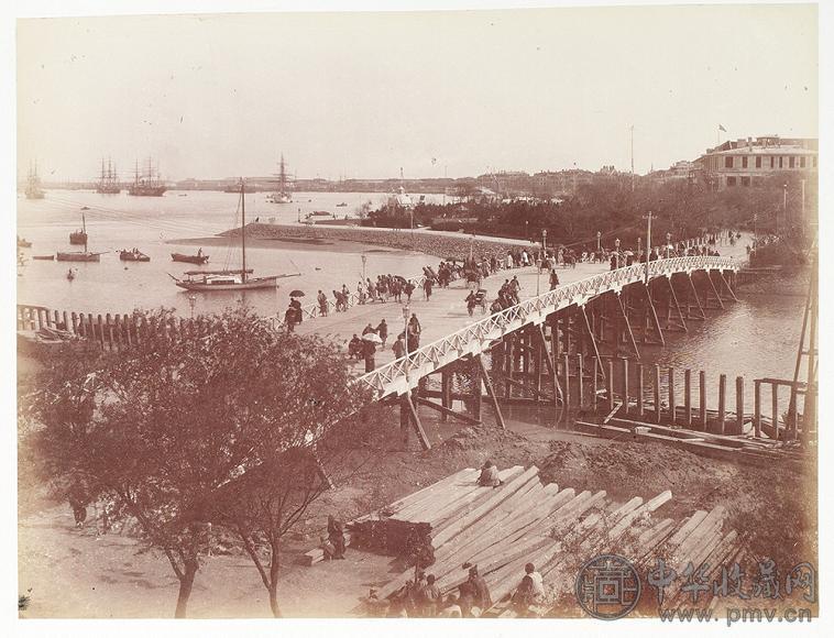 清 1870年拍 中国风景黑白照片册