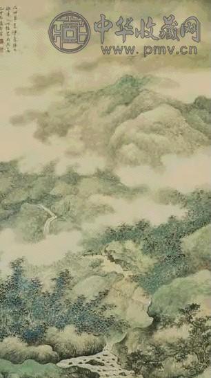 应野苹 潇湘雨过 轴